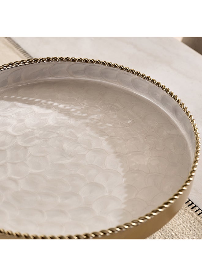 Home Box Gold Footed Cake Stand for Entertaining - Image 3